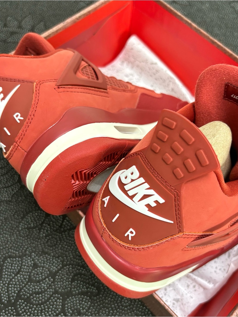 Jordan Men's Sneakers in Red - Picture 3 of 6